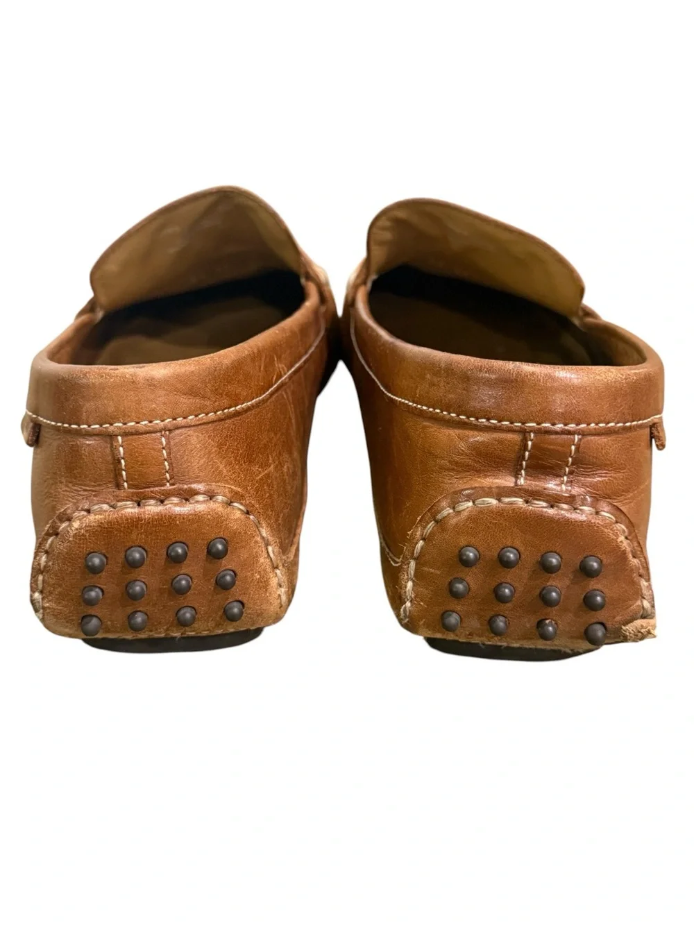 Cole Haan Men’s Size 12M Driving Penny Loafer Shoes Slip On Brown Leather